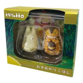 Ghibli Figures White Totoro & Catbus