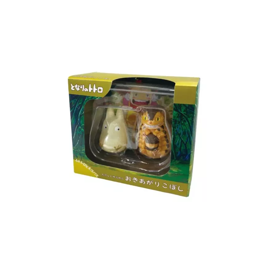 Figurines Ghibli Totoro Blanc & Chatbus