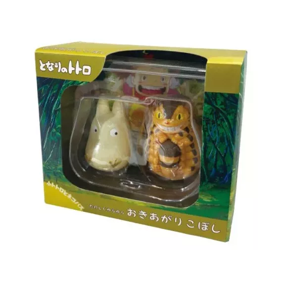 Ghibli Figures White Totoro & Catbus Ghibli Figures White Totoro & Catbus