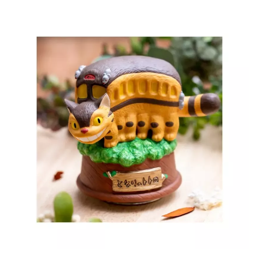 Catbus Music Box Statue "My Neighbor Totoro"