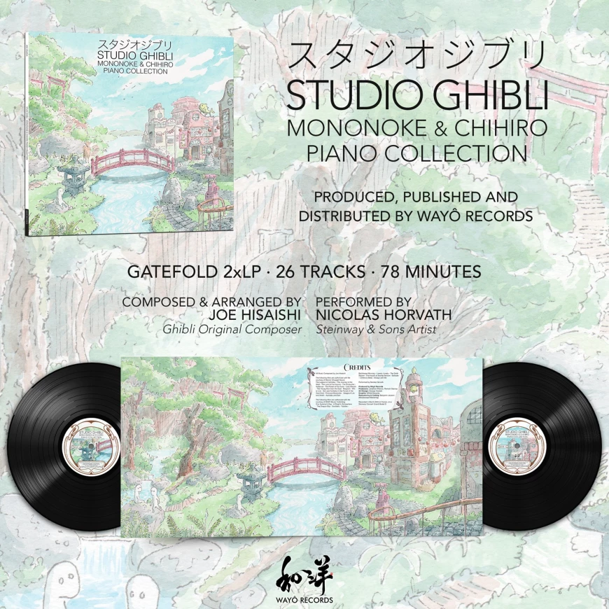 Studio Ghibli - Mononoke & Chihiro Piano Collection (Vinyle)